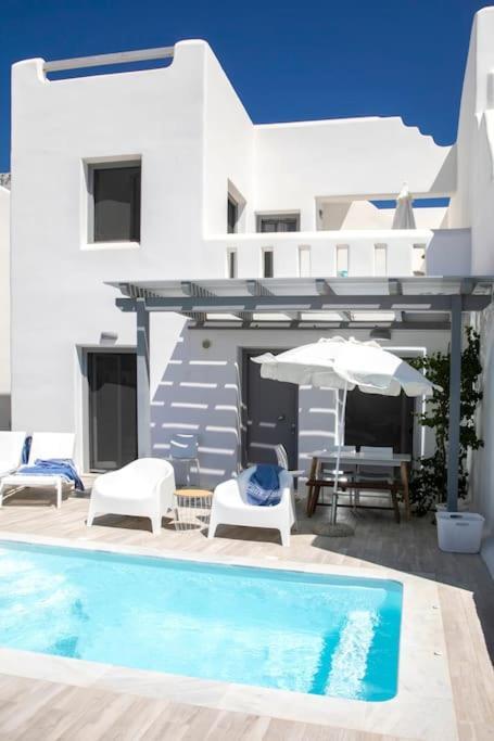 White Nadora Naxos Villa Agia Anna  エクステリア 写真